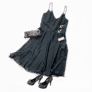 NWT Loft Hepburnesque Black Cocktail Dress Size 12